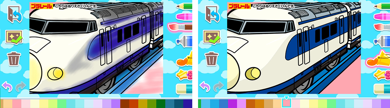 Nintendo Switchソフト「ぬりえであそぼう プラレール」配信開始のお知らせ2