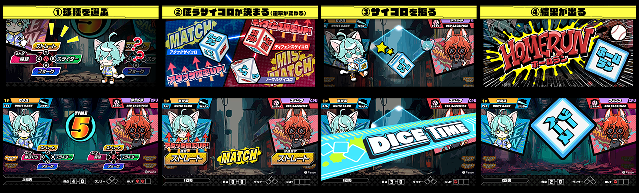 Steam版『ネコノヤキュウ』配信開始のお知らせ2