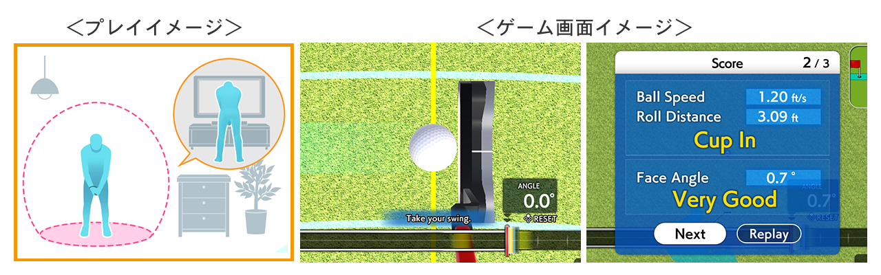 「おうちでゴルフ練習　パターうまくな～る！」海外版発売のお知らせ2